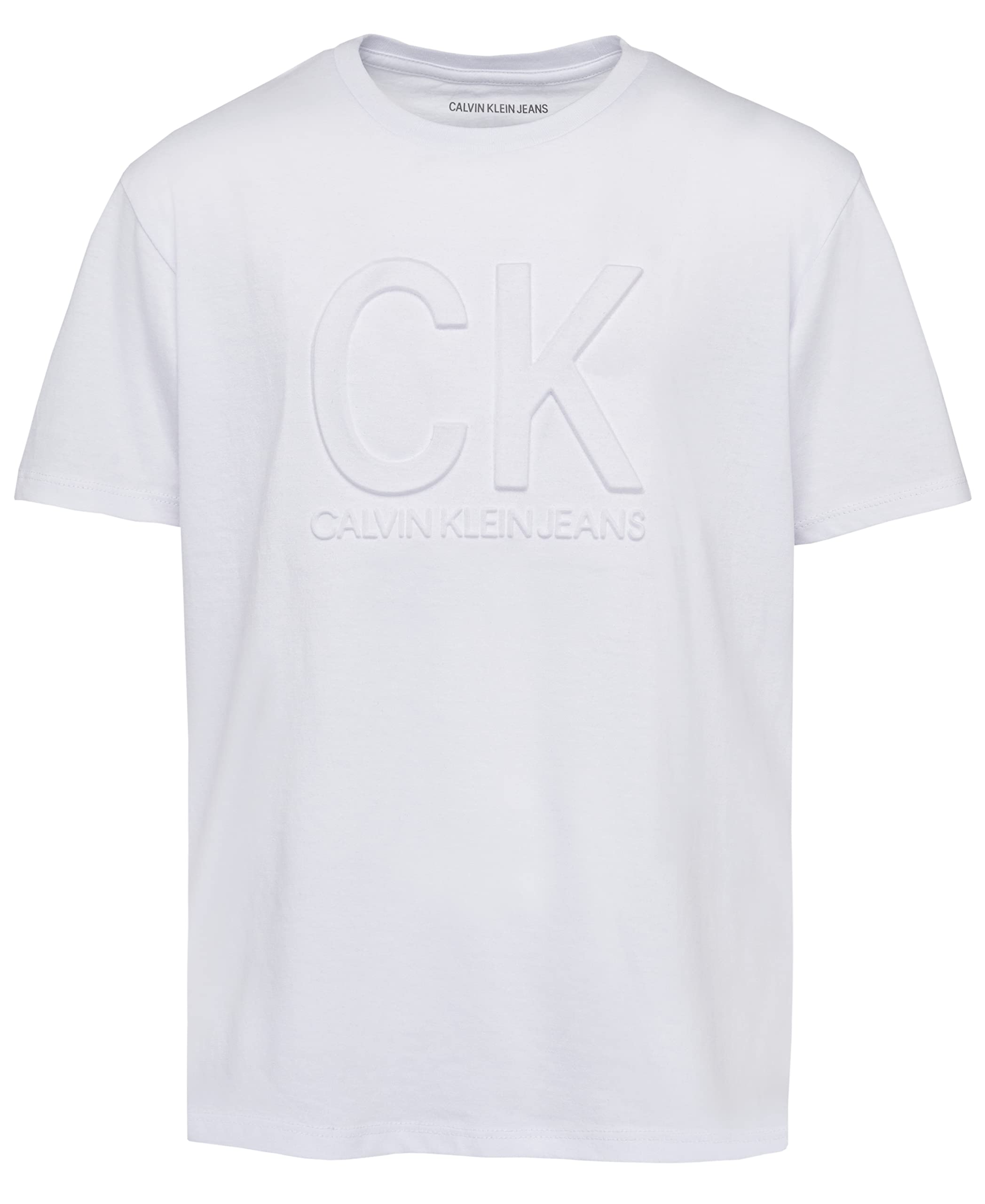 Calvin Klein Boys' Short Sleeve Fashion Graphic Crew Neck T-Shirt, Comfortable, Relaxed Fit